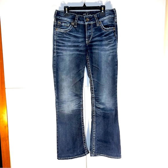 Silver Jeans For Girls/Women W27/L32 SUKI Boot Cut 195165AF438 26173 Very Nice - Picture 8 of 9